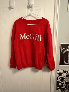 Red McGill Crewneck Sweatshirt